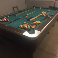 Valley 7 Foot Coin Operated Slate Pool Table