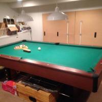 Pool Table With Ping Pong Table