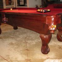 Perfect Red Pool Table